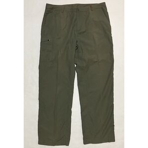 Men's GoLite Cargo Outdoor Hiking Pants Size Size 38 x 31 Green Straight Leg